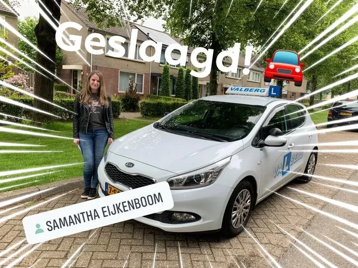 Nog een geslaagde kandidaat van Autorijschool Valberg